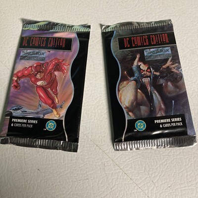 Skybox 1994 DC Comics Edition Master Series Card Pack X2.