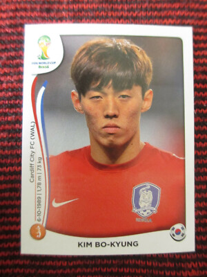 Sticker Carte Panini WORLD CUP BRASIL 2014 - N°634 KIM BO KYUNG - KOREA REPUBLIC
