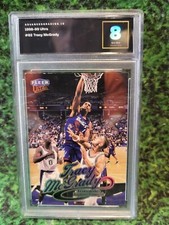 1988-89 Fleer Ultra #82 Tracy McGrady GRADED 8-Toronto Raptors Hall of Fame