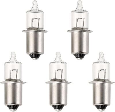 5x P13.5S 6V 2.4W Halogen Bicycle Bulb Replacement Bulb Front Light 2500K