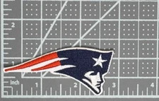 New England Patriots NFL Football Team Logo Embroidered 3in Iron / Sew-On Patch