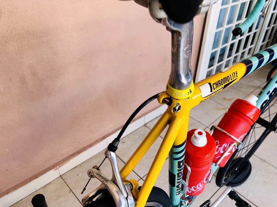 Bianchi Mega Pro Campagnolo Record Titanium 9S Marco Pantani - Image 4 of 4