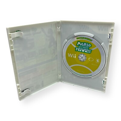 New Play Control Mario Power Tennis (Nintendo Wii, 2004) Case And Disc Only