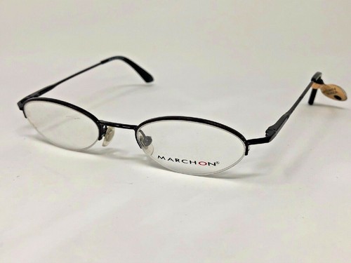 MARCHON COLLECTION 506 535 Eyeglasses Frame Half Rimless 44-18-130 Purple N359