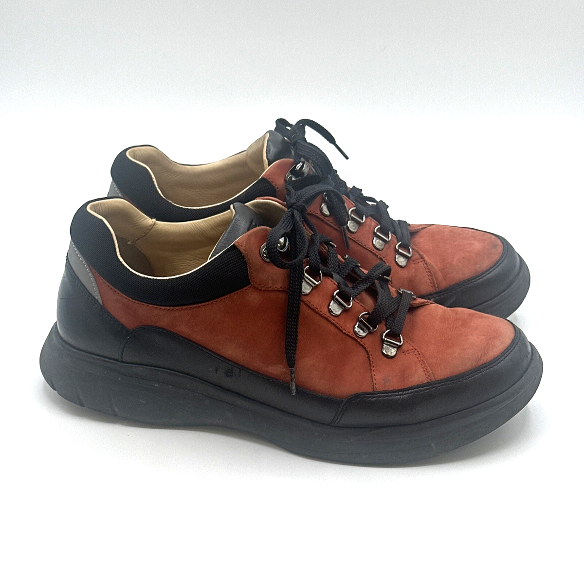 Samuel Hubbard Shoes Mens 9.5 Orange Nubuck Leather  display picture 1
