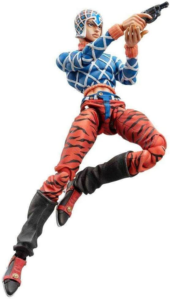 JoJo's Bizarre Adventure Guido Mista & S-P Black Version Super Action  Statue Action Figure