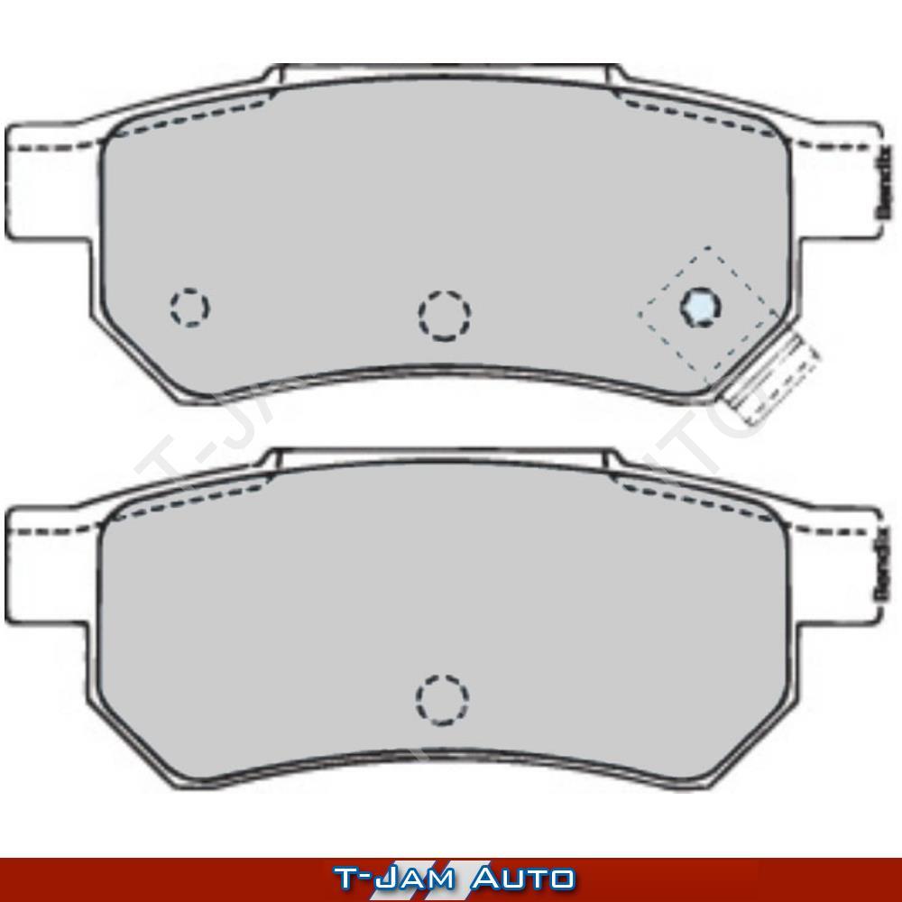 Brake Pads FRONT REAR Disc suits Honda Integra 1st Gen DA1 DA3 Disc ...