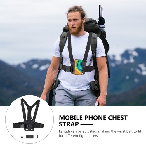 4 Sets Sports Camera Chest Hanger Mount Phone Harness Adjustable Strap - 第 6/12 張圖片