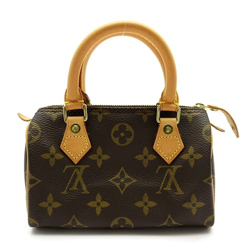 LOUIS VUITTON Mini speedy M41534 Monogram Handbag Brown USED - Picture 4 of 7