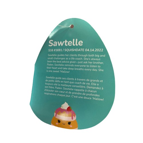 HUGE Squishmallows Sawtelle LARGE 18" Strawberry Shortcake Pancake - Picture 7 of 8