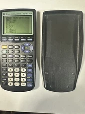 TI-83 Plus Texas Instruments Graphing Calculator  w Cover Math School Tested