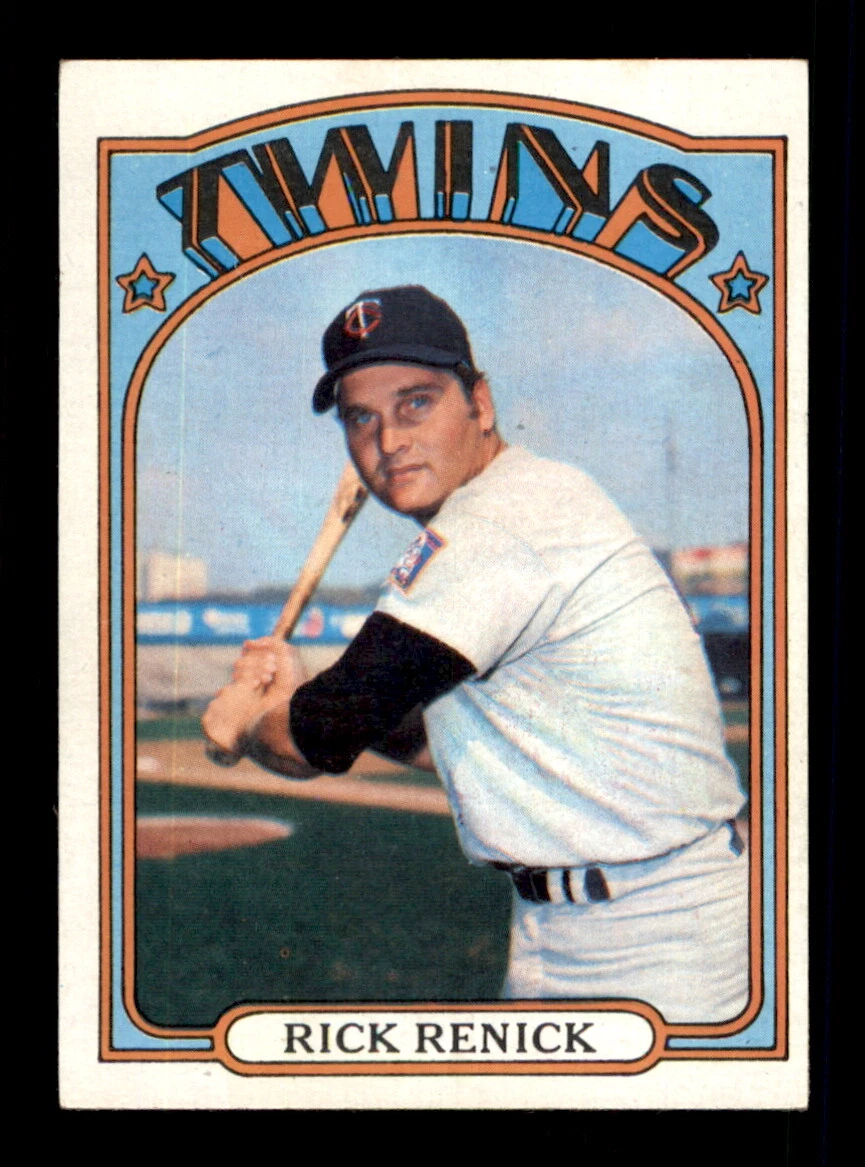 1972 Topps #459 Rick Renick - Crease Free