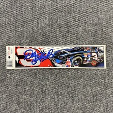 Vintage Nascar Bumper Sticker Dale Earnhardt Splash Print Decal 11.5"x3" 