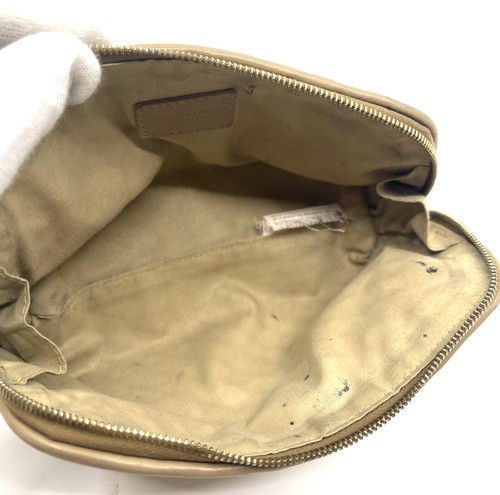BOTTEGA VENETA Mini Pochette in Pelle Intrecciata con Zip Beige Autentica - Foto 7 di 20
