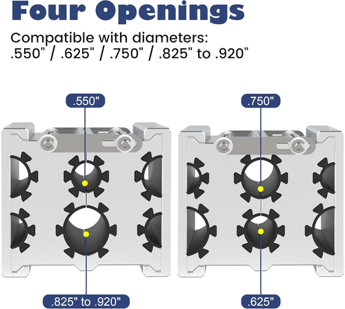 Universal Clamp Collets Barrel with 4 Openings, Constructed from Aircraft Grade - Picture 3 of 12
