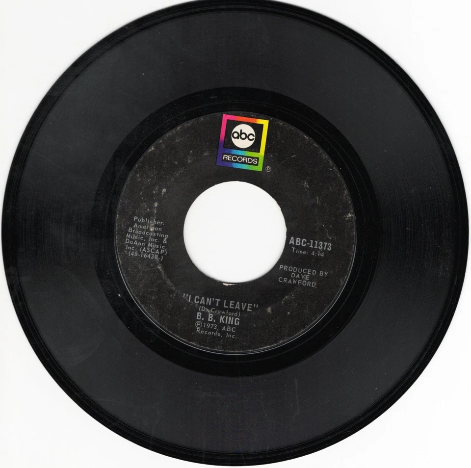 B. B. King - To Know You Is To Love You / I Can't Leave 7 дюймов 45 - Изображение 3 из 4