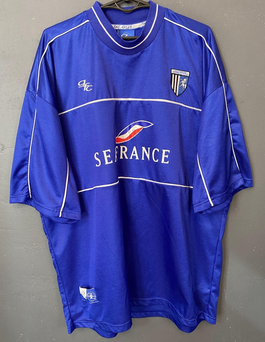 Maillot Gillingham FC Domicile 2021 – 'The Lost Year' – Macron – Taille L – Homme