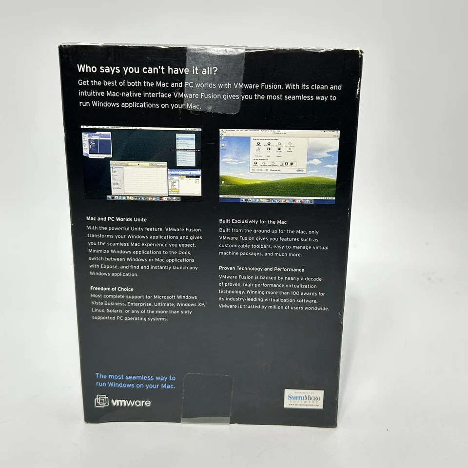 VMware Fusion 1.0 Mac OS Computer Software Official Full Version Download - Image 3 of 4