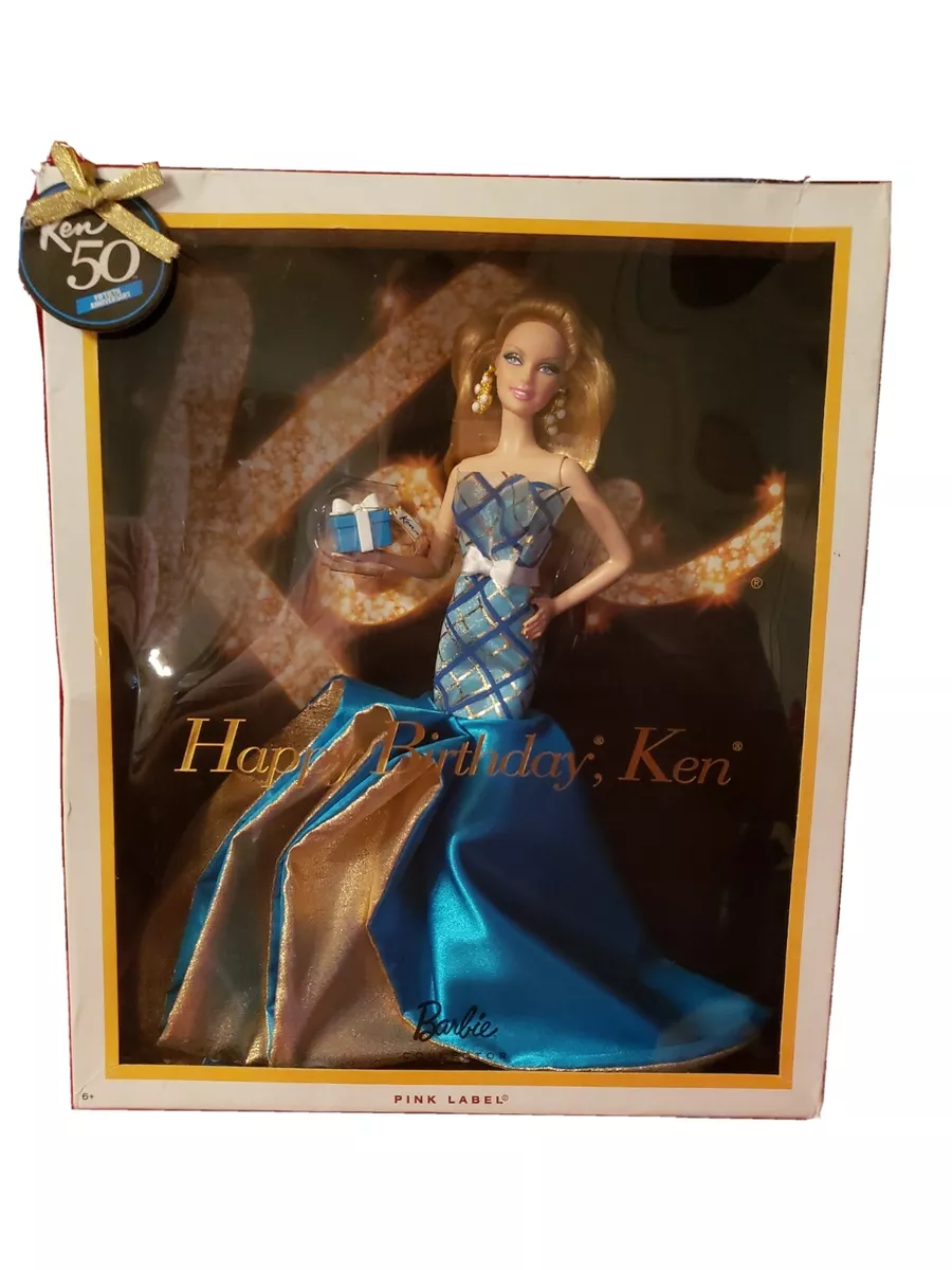Happy Birthday Ken 50th Anniversary Barbie Doll New NRFB 2010