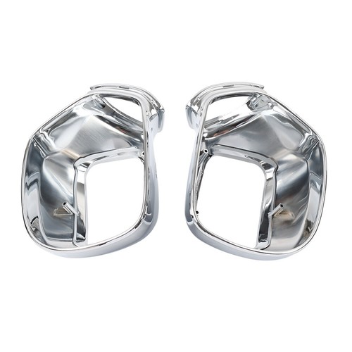 Rear View Side Mirror Housing Case Cover For Honda GL1800 GOLDWING 01-11 Chrome - Picture 6 of 9