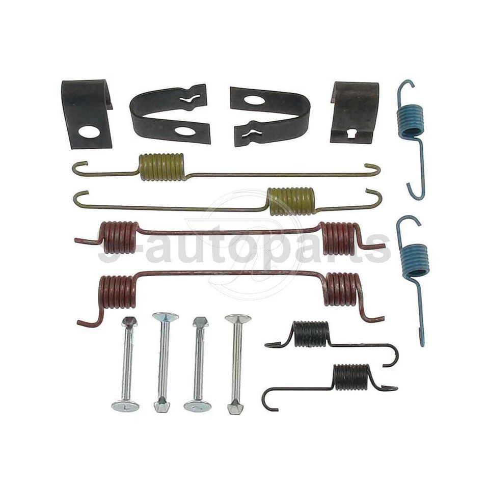 Kit de tambores y zapatas de freno trasero y herrajes para Ford Festiva 1988-1993 Foto 2 de 4