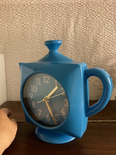 Uhr Teekanne blau süß funktioniert - Bild 5 von 8