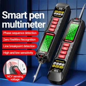 ANENG Stylo d'essai numérique multimètre AC DC Compteur de volts d'Ohmmeter NCV Sonde de détection