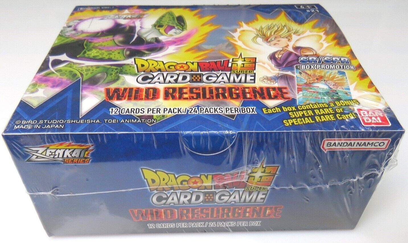 New Us Dragon Ball Super Card Game Zenkai Series Set 04 Wild Resurgence  [B21] Booster Box Collection Card