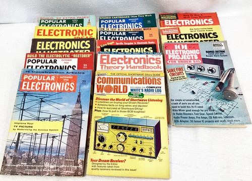 40 vintage Popular Electronics Magazines 50s, 60s PF Reporter Mixed Lot - Picture 4 of 5