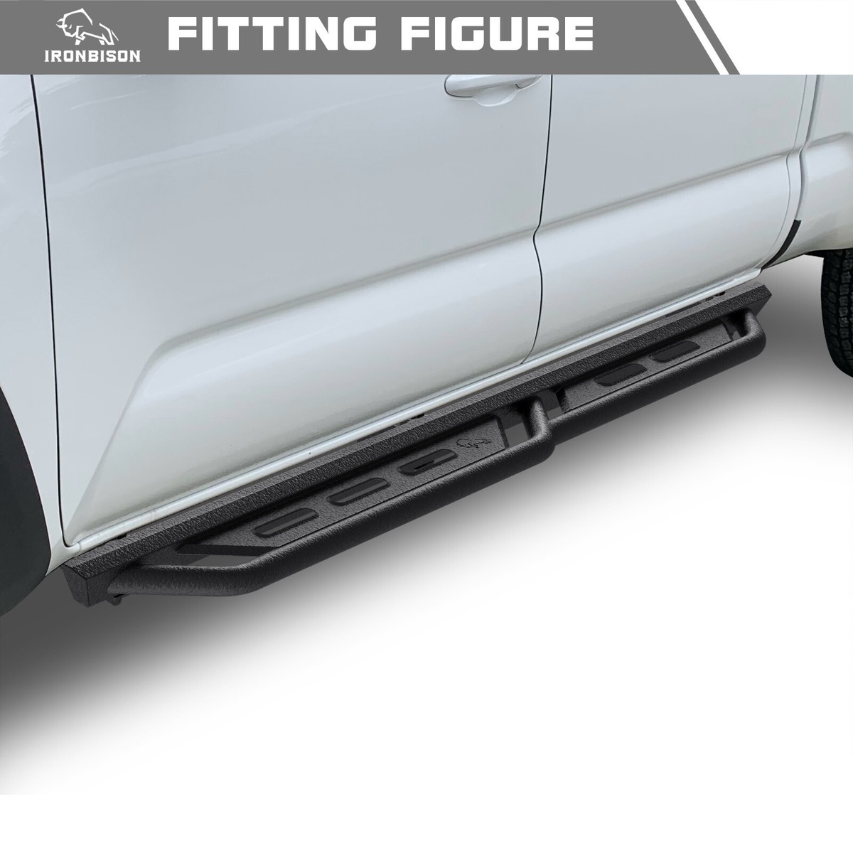 Running Boards Fit 24-26 Toyota TACOMA Double Cab Side Step Nerf