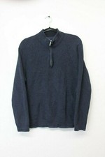 Tommy Bahama 1/4 Zip Sweater Men's Size L Navy