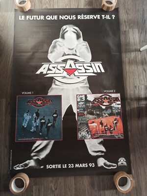 Poster Album Assassin Le Futur Que Nous Reserve 78x119 cm Hip Hop Französisch 1993