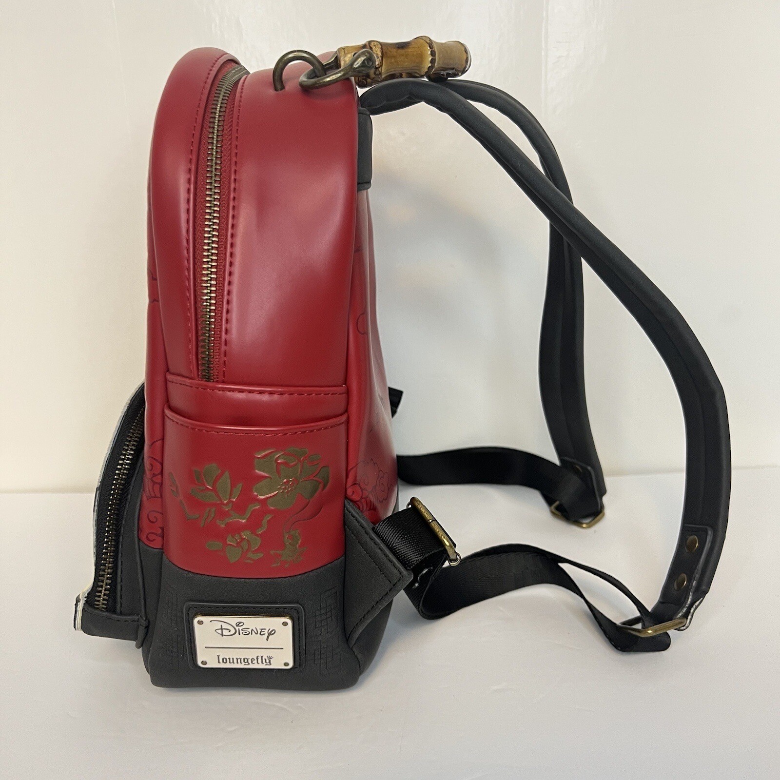 Loungefly Disney Princess Mulan Fan Pin Collector Mini Backpack Box