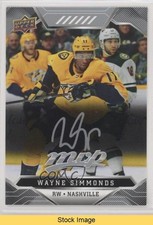2019-20 Upper Deck MVP Silver Script Wayne Simmonds #177 READ 6f8