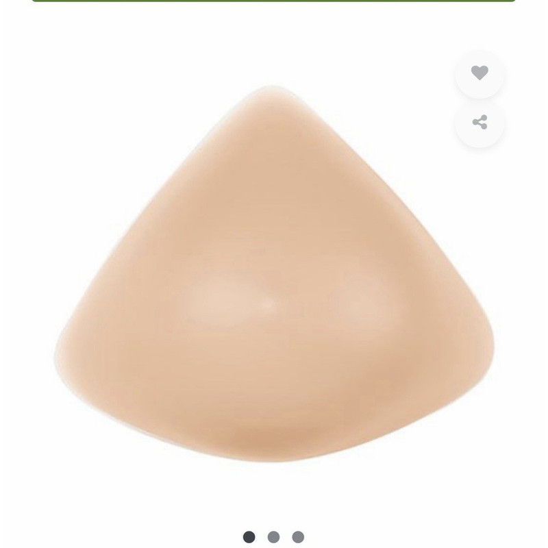 Amoena Basic 2S 290 Symmetrical Silicone Breast Form Size 5 MPN 00290005