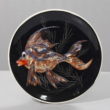 Bastian Le Pemp à Quimper assiette au poisson 1970s