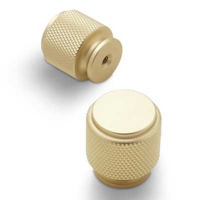 10 Pack Kitchen Cabinet Knobs Brushed Gold Pulls Knurled Drawer Hardware
