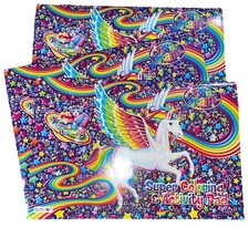 LOT OF 3 Lisa Frank Super Coloring Activity Pads NEW Pegasus Unicorn Y2K Retro