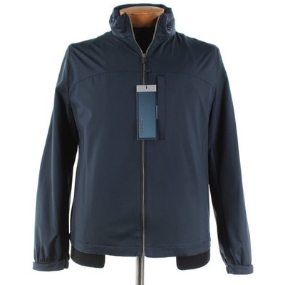 Cardinal of Canada NWD Polyester Hooded Bomber Jacket Size Small US In Navy Blue