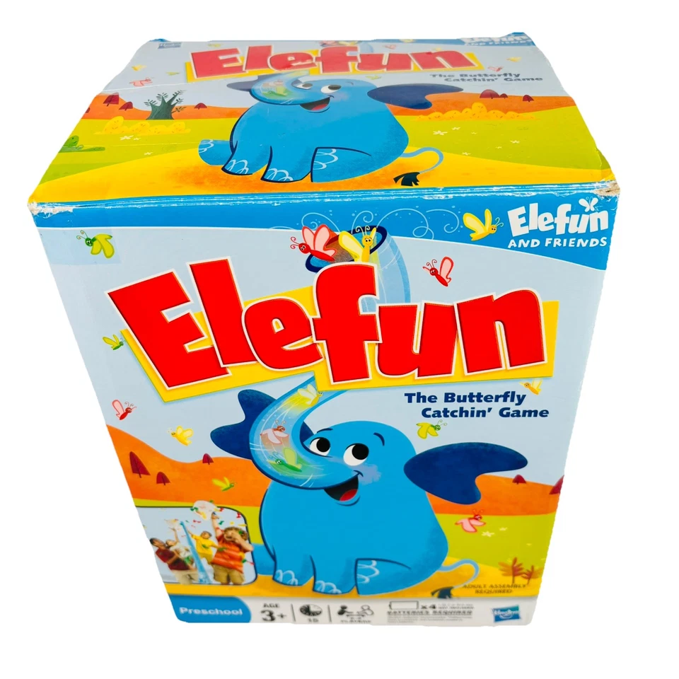 Elefun The  Butterfly Catching Game By MB Games 2009 Tested & Working - Image 3 of 4