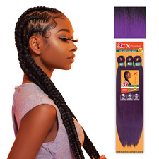 X-Pression Prestretched Braiding Hair - 3X Braid 58 Inch All Kanekalon Flame Ret