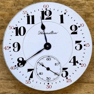 16s Hamilton Pocket Watch Movement Grade 993 21 Jewels Adjusted 5 Positions