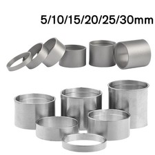 5/10/15/20/25/30mm Titanium Alloy Gaskets Ti Spacer For Stem Bike Headset Washer