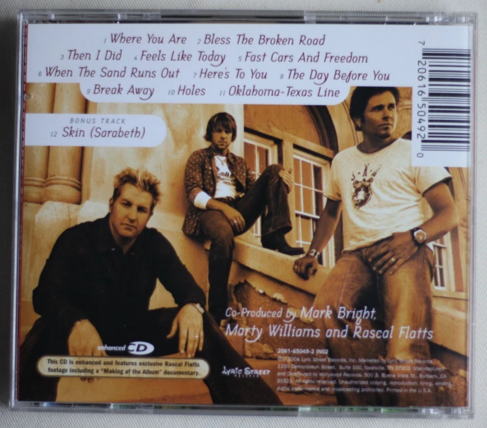 Rascal Flatts - Feels Like Today (inkl. Bonus track) [neuwertig] - Bild 2 von 4