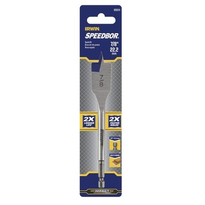 Irwin 88814 Speedbor Carbon Steel Hex Shank Wood Boring Bit 7/8 x 6 L in.