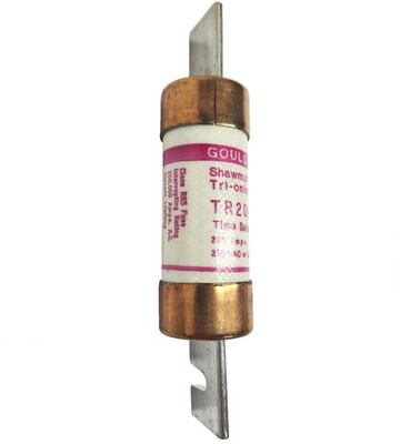 Gould TR200R Shawmut Tri-onic 200A 250Vac RK5 Blade Time Delay Fuse