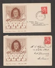 AUSTRALIA PAIR OF 1948 FARRER FDC ADDRESSED