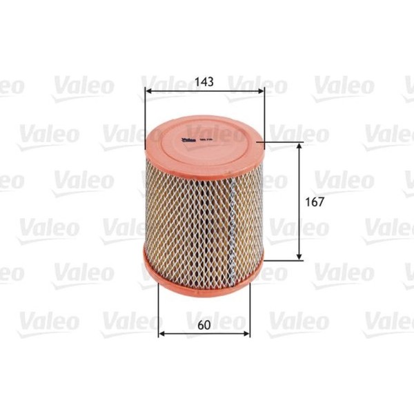 Valeo 585726 Luftfilter FüR Chrysler Staubpartikelfilter Schmutzpartikelfilter-image