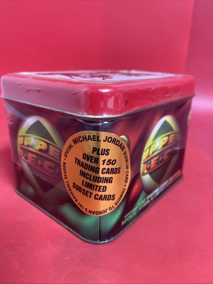 Tarjetas de béisbol 1994 Upper Deck Michael Jordan lata sellada correo de sábado por la noche Foto 2 de 4