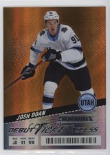 2024 Upper Deck Credentials Debut Ticket Access Orange /199 Josh Doan #124 1h5c